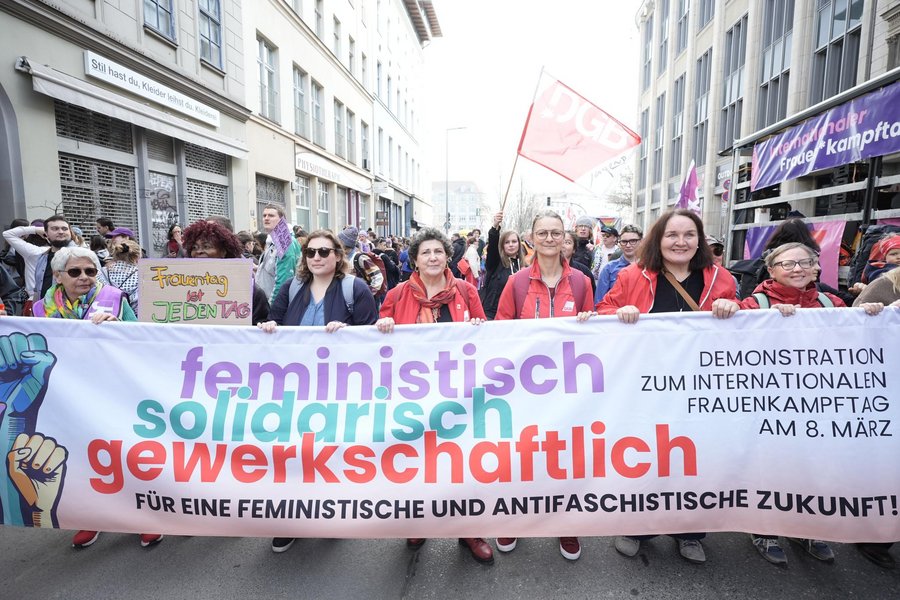 Demonstration am Internationalen Frauenkampftag 08.03.2026 Feministisch, solidarisch, gewerkschaftlich
