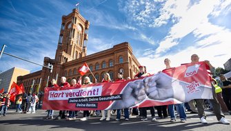 Demo "Hart verdient!