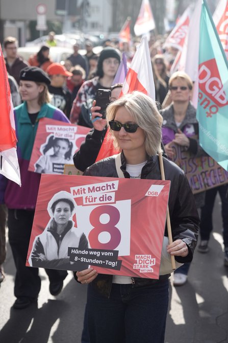 Demonstration am Internationalen Frauenkampftag 08.03.2026 Feministisch, solidarisch, gewerkschaftlich