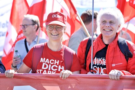 Demonstartionszug des DGB zum 1. Mai 2026 vom Strausberger Platz zum Roten Rathaus